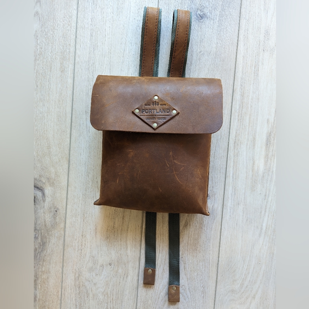 RARE Portland Leather Goods Urban Travel Backpack in 'Canyon'
